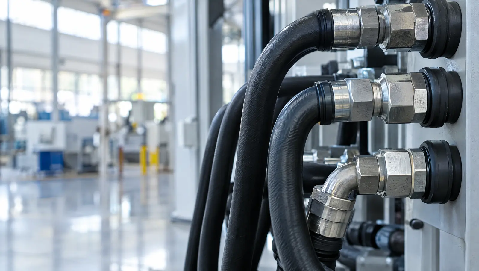 Sanayi ve makine: hidrolik hortumlar ve bağlantı elemanları